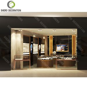 Meubles de magasin de montres de luxe, design personnalisé, vitrine de magasin de montres, vitrine de montres en verre avec éclairage LED, vitrine de montres - Product Image 5