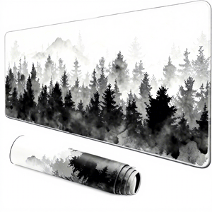 แผ่นรองเมาส์เกมขนาดใหญ่ลายพระจันทร์สีแดง 4 มม. ฐานกันลื่น ขยายพื้นที่รองรับการเคลื่อนไหว ทนทานต่อการสึกหรอ อุปกรณ์เสริม<span class=keywords><strong>คอม</strong></span>พิวเตอร์ - Product Image 1