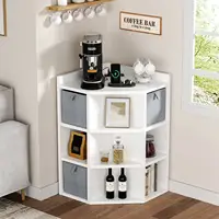 Aparador de bufé de cocina, gabinete de vino, mesa de café, armario de  almacenamiento de licor de granja con 3 cajones, mesa de armario con puerta