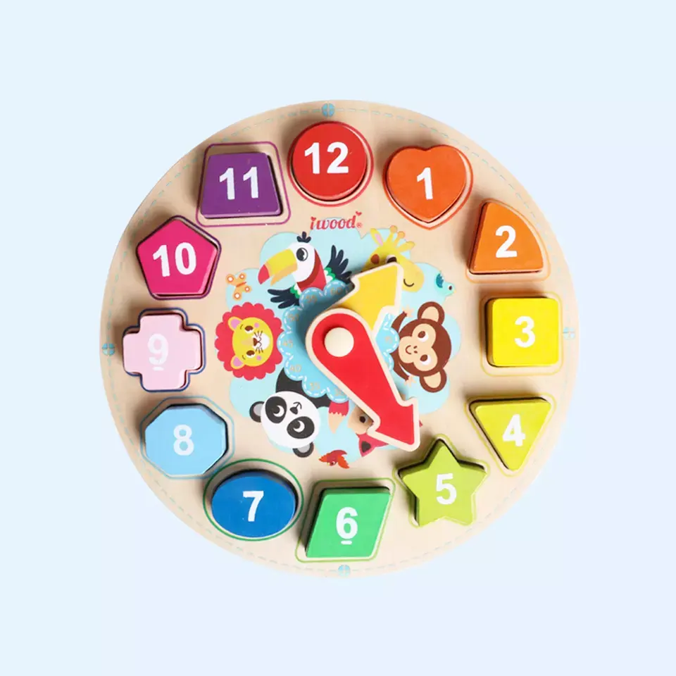 Wooden Shape Matching Toy Baby Educational Set Shape Matching Block Toy Matching Box Toys Geometric Shape