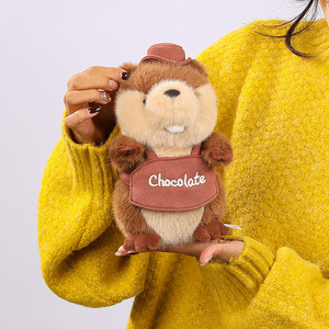 Peluche de Marmota con Logotipo Personalizado, Color Maillard, Juguete de Peluche de Mapache, Muñeco de Peluche para Bebés, Almohada Suave, Cojín, Regalos para Niños - Product Image 4