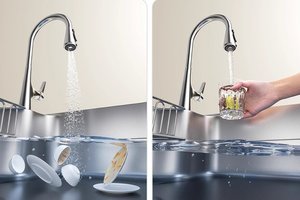 Fregadero de Cocina de Acero Inoxidable 304 con Superficie Nano, Estilo Japonés, de un Solo Tazón Grande, para Instalar Bajo Encimera, con Drenaje Lateral, Multifuncional - Product Image 3