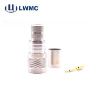 Conectores TNC serie RF LMR 400, conectores de cable TNC macho, engarce para cable LMR 400