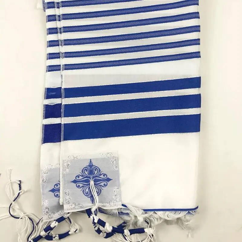 Talit प्रार्थना शाल 180x50 cm (70x21) के लिए इंच Messianic Tallit ईसाई यहूदी प्रार्थना