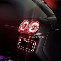 Sortie d'air turbo améliorée pour l'intérieur de la voiture W206, niveau C modifié avec sortie d'air à lumière colorée 64 lumières de couleur pour les bouches d'aération arrière