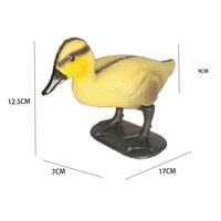 Décoy de canard en plastique PE réaliste, style bébé canard, deux couleurs, pour la chasse en extérieur, appât de canard jaune, directement de l'usine