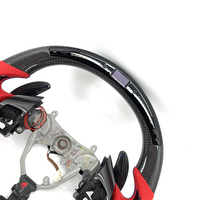 Volant en cuir personnalisé RPPF avec affichage LED, palettes de changement de vitesse et poignée de pouce en fibre de carbone pour Lexus IS250 RCF 2006-2013