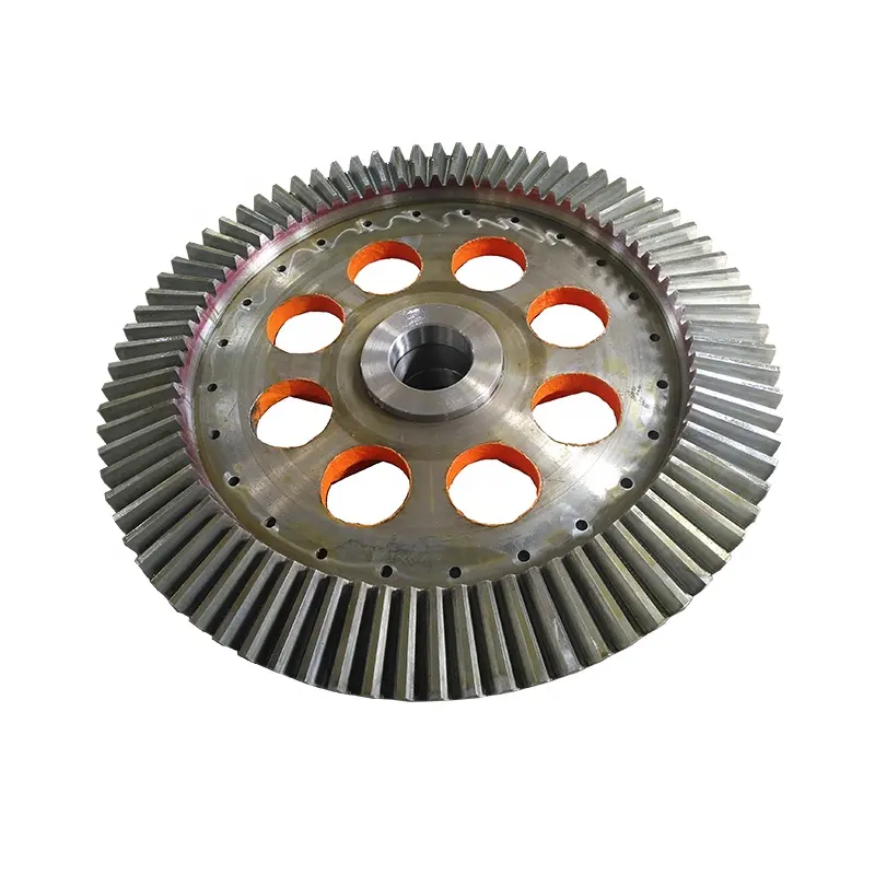 Máy Tiện Cnc Gia Công Thép Rèn Than Mill Double Helical Gear Tùy Chỉnh Pinion Spur Bevel Gear