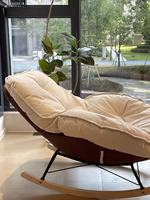 Chaise longue de luxe légère en nid d'abeille pour la maison, la chambre à coucher ou le salon, le balcon, le canapé à bascule avec fonction de personne paresseuse pour la salle à manger