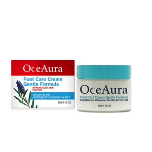 Crème pour les <span class=keywords><strong>pieds</strong></span> OceAura en marque propre, lissante, rafraîchissante, hydratante, exfoliante, à la lavande, 50g - Product Image 1