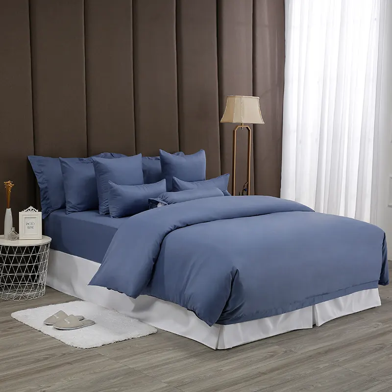 100% katun produsen Cina seprai kasur baru Set selimut penutup selimut untuk Hotel