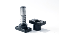 Poteau de guidage à roulement à billes robuste MYAP20-160 SUJ2 en acier FC250, base 20-160 mm