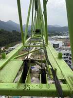 Grue à tour à tête plate de bonne qualité WA6015-8A, capacité de 8 tonnes, hauteur de levage maximale de 60 m, prix compétitif en vente