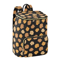 Mochilas de Verano Ligeras de Gran Capacidad para Mujer, Poliéster, Cierre de Cremallera Antirrobo, Mochila Hawaiana para la Escuela, Gimnasio y Actividades al Aire Libre