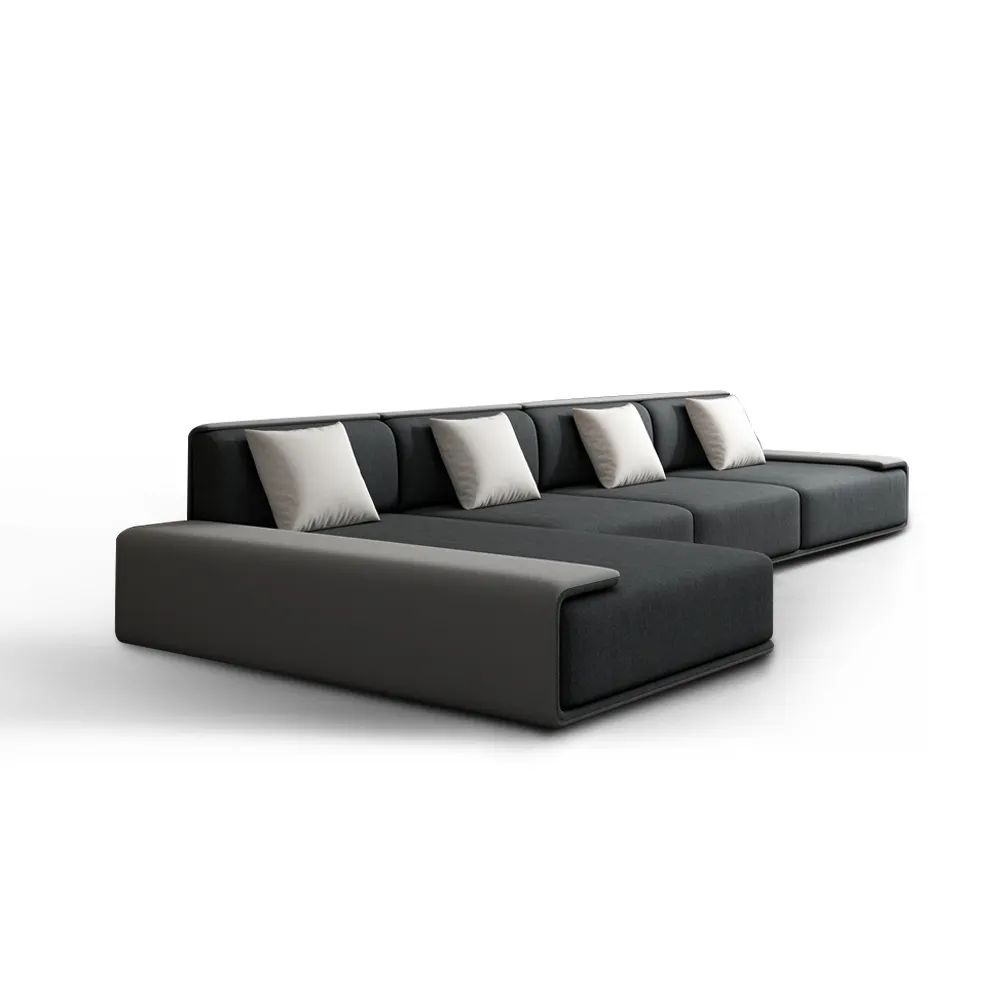 Sofá moderno removível e lavável, sofá de tecido de uso geral