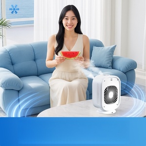 STELLAR Ice Mist Intelligent Air Conditioner <b>Fan</b> Fast Cooling <b>Standing</b> Spray Charging Desk <b>Fan</b> Leafless Bladeless 11,899 BTU/h - Product Image 2