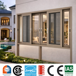 <span class=keywords><strong>Finestra</strong></span> a Battente in Alluminio Personalizzata con Tende Integrate, Doppio Vetro Certificato, <span class=keywords><strong>Finestra</strong></span> Moderna per Progetti di Ville e Appartamenti - Product Image 3