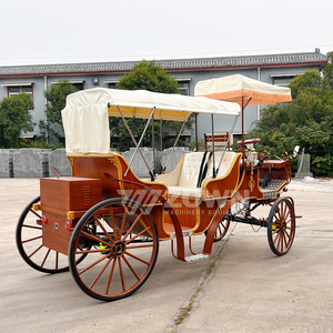Carruaje Eléctrico Vintage Estilo Victoria de 4 Ruedas, Profesional, Ligero, Tamaño Personalizado para Bodas y Eventos - Product Image 2