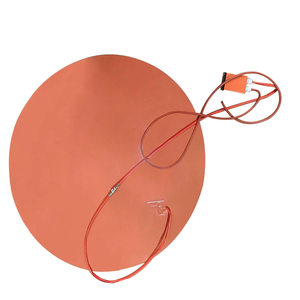 Couverture chauffante ronde en silicone 220V 125W avec contrôle numérique de la température pour le séchage des assiettes alimentaires - Product Image 2