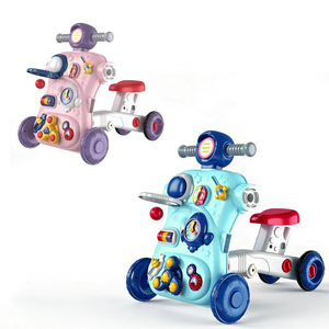Juguete Educativo 4 en 1 para Bebés y Niños Pequeños: Andador, Coche, Carrito y Escritorio de Aprendizaje con Música - Product Image 1