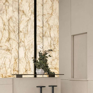 Tùy Chỉnh Sang Trọng Nhân Tạo Mờ Đá Siêu Mỏng PS Nội Thất Tường <span class=keywords><strong>B</strong></span>ảng Điều Chỉnh PS <span class=keywords><strong>B</strong></span>ảng Điều Chỉnh Tường Trang Trí - Product Image 5