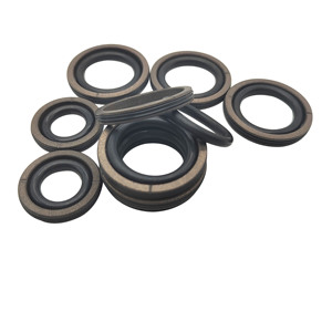 Círculo de doble acción Pistón Combinación Sello Fkm Nbr Ptfe AQ Tipo <span class=keywords><strong>CQ</strong></span> + X-ring Sello de aceite 24*13*4,2 - Product Image 1