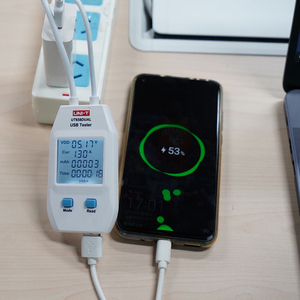 UNI-T UT658DUAL Détecteur USB Testeur USB Voltmètre numérique Ampèremètre Testeur de puissance et de capacité Mètre de tension et de courant Testeur de capacité de puissance - Product Image 2