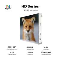 Mur vidéo Led 3D Buhne Gebogene P2 P2.97 Affichage Led HD 500x500mm Nie Schwarz Écran Led clé en main
