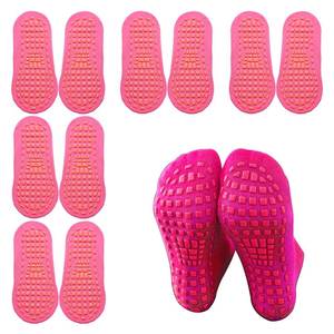 Chaussettes antidérapantes personnalisées avec logo, vente en gros, chaussettes de <span class=keywords><strong>trampoline</strong></span> antidérapantes, logo imprimé sur le dessous, taille unique, printemps - Product Image 5