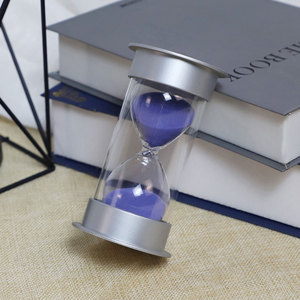 Nhà Máy Bán buôn sang trọng 1 giờ đồng hồ cát hẹn giờ thủy tinh đồng hồ cát kim loại đồng hồ cát hẹn giờ - Product Image 6