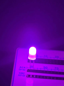 5 mét Tím <span class=keywords><strong>UV</strong></span> <span class=keywords><strong>Led</strong></span> nước rõ ràng tia cực tím 365-370nm 395nmn 400nm Violet vòng đầu đèn ánh sáng hạt - Product Image 4