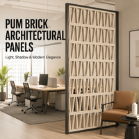 Panneau mural 3D en polyuréthane haute dureté imitation pierre, imperméable et ignifuge, pour hôtel, école, gymnase, appartement, extérieur et intérieur