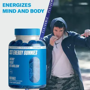 Workout Muscle Recovery Energy Gummies Energy Focus And Metabolism Dietary Supplement Supports Hydration Performance