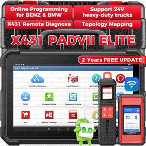 LAUNCH X431 PAD VII 7 ELITE X-431 Outil de diagnostic automobile OBD2 pour la programmation et la reprogrammation des ECU, Scanner de diagnostic pour véhicules - Product Image 5