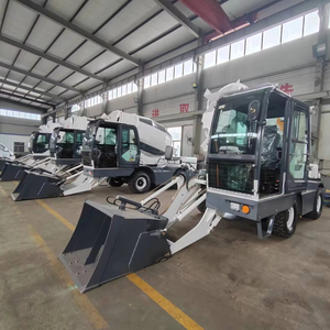 セメントミキサー機,EPA Euro 5標準中国自己装填式コンクリートミキサー移動式 - Product Image 1