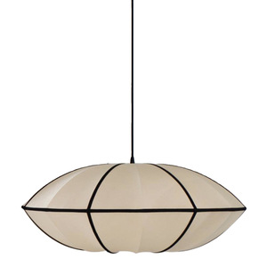 Creamy Oval Pendant <b>Light</b> E27 LED Chandelier For Living Room Bedroom <b>Dining</b> Room Decorative Lighting - Product Image 5