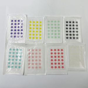 Đầy Màu sắc Zit bao gồm Hydrocolloid mụn vá Tùy chỉnh hình dạng ngôi sao vô hình không thấm nước cho khuôn mặt nhược điểm điều trị 24 đếm - Product Image 6