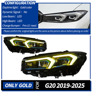 Faros LED de Doble Color 6000K 36W 12V 6000 lm para Serie 3 G20 G28 2020-2024, Plug & Play, Retrofit/Actualización, Nuevo Intermitente - Product Image 2