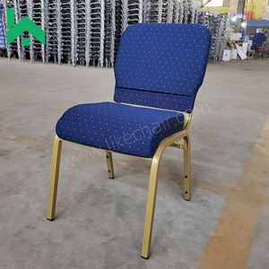 Silla de Iglesia Acolchada Gris Oscuro con Marco de Metal Resistente, Apilable, en Oferta, Muebles para Hotel, Auditorio, Teatro y Comedor - Product Image 5