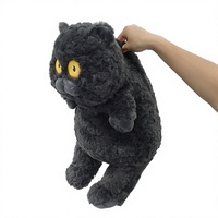 Boneka Mata Besar Manis, Mainan Hewan Isi Lembut dari Serat Polvester, Ekspresi Lucu, Boneka Peluk untuk Anak-Anak