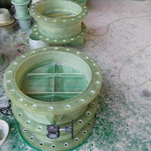 Dewei Fiberglass Butterfly Valve Large Diameter Air Volume Regulation For Corrosive Media - Product Image 2