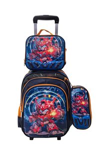 Vendita Diretta dal Produttore, Set Zaino Tre <span class=keywords><strong>Pezzi</strong></span> per Studenti delle Scuole Elementari, Zaino con Cartoni Animati, Nuovo Modello - Product Image 2