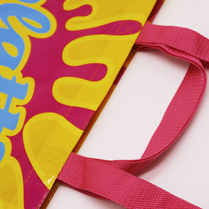 <span class=keywords><strong>Bolsa</strong></span> de Compras Personalizada de Polipropileno Tejido, <span class=keywords><strong>Bolsa</strong></span> Reutilizable Laminada con Logotipo - Product Image 5