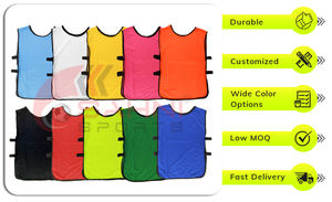 Chalecos de Entrenamiento de Fútbol y Fútbol Americano con Laterales Abiertos y Malla Elástica Transpirable - Product Image 2