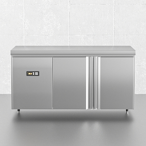 <span class=keywords><strong>Frigorifero</strong></span> Chiller Sottobanco <span class=keywords><strong>a</strong></span> Gas <span class=keywords><strong>a</strong></span> Due Porte con Cassetto Congelatore, Vetrina Espositiva per Ghiaccio, Pizza e Insalata, Stile Americano ad Alta Capacità - Product Image 1