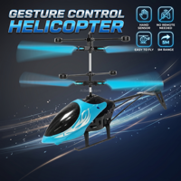 Helicóptero RC con Sensor de Gestos, Helicóptero de Control Remoto para Niños, Juguete de Avión