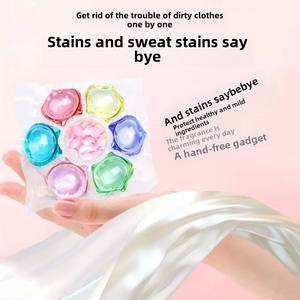 <span class=keywords><strong>Bolas</strong></span> de Lavado Desechables y Sostenibles, Cápsulas de Detergente Líquido para Ropa con Fragancia Duradera 7 en 1 - Product Image 5