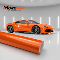 Film de protection de peinture TPU PPF Racing Orange, qualité usine, pour carrosserie automobile, haute résilience, auto-réparant, 7,5 mil