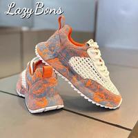 Chaussures de sport d'été légères et respirantes pour hommes 2025, à lacets, en maille, style course et marche, motif à carreaux