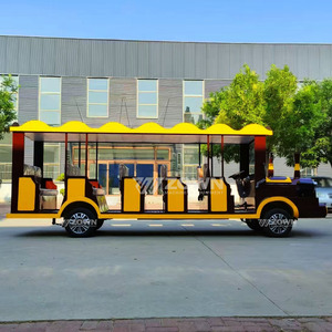 Mini-train électrique moderne de style rétro pour touristes, fabriqué en Chine, navette pour l'utilisation en tourisme et les visites touristiques - Product Image 1